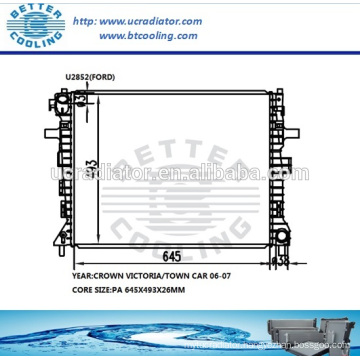 Auto Body Part Radiator For Ford Town Car 06-07/CROWN VICTORIA OEM:6W138005AA/6W1Z8005AA